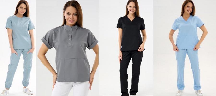 коллаж медицинская одежда