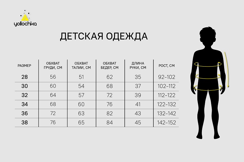 Размеры  детская одежда-1763703032592